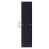 BRINKS Commercial - Commercial 15" Push Door Plate, Matte Black