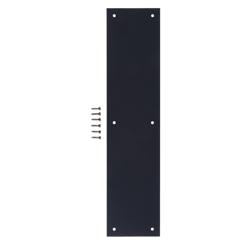 BRINKS Commercial - Commercial 15" Push Door Plate, Matte Black