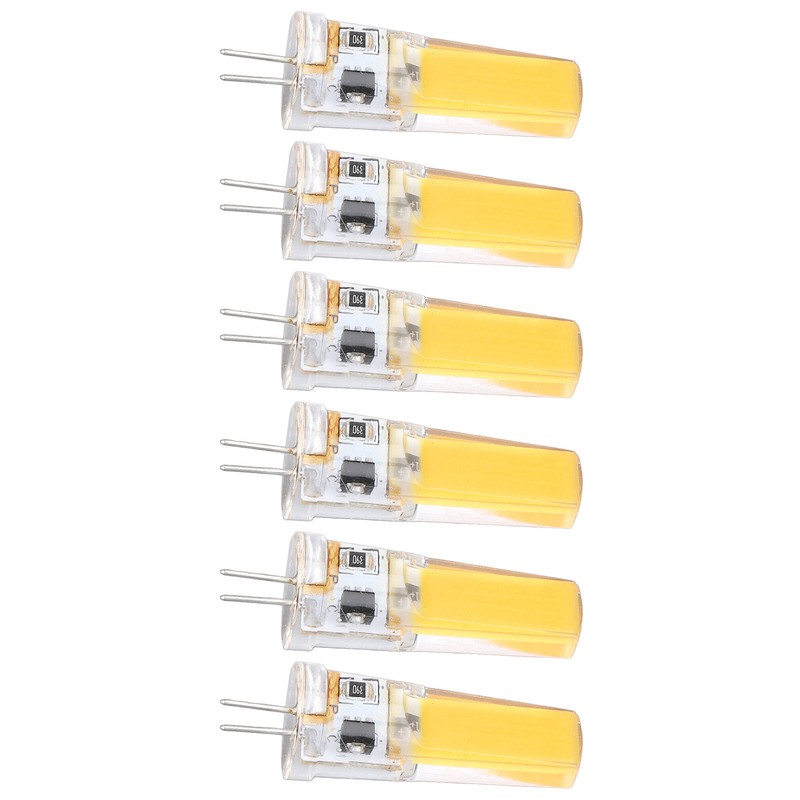 6 Pieces G4 LED Bulbs 9W Dimmable COB Lamp 500LM
