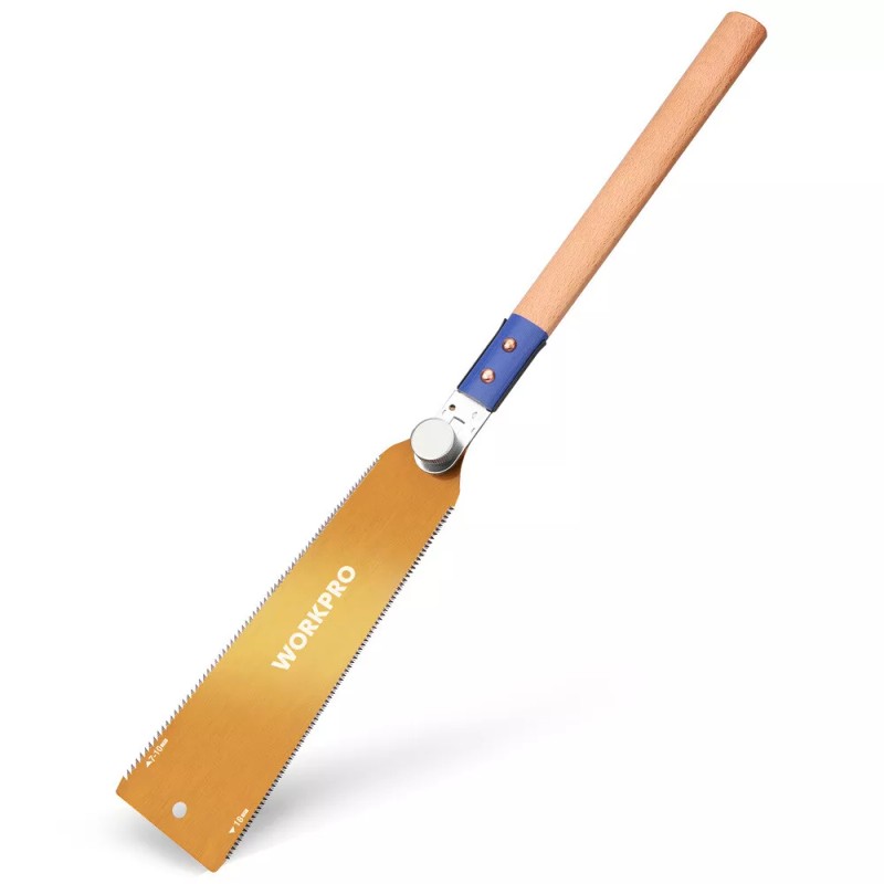 WORKPRO 10" Japanese Pull Saw Double-Edge Hand Saw 7-10&18TPI SK5