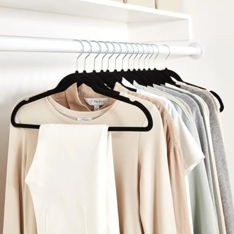 Vellure Velvet Clothes Hanger Space Saving