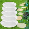 U0U 5 Size Round Stepping Stone Mold,8.7" 9.25" 10" 11.4"