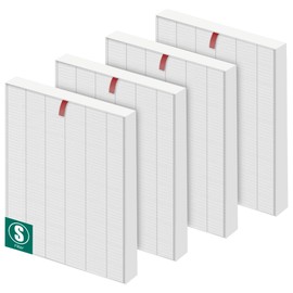 C545 Replacement Filter S for Winix C545 Air Purifier,Replace for Winix Filter S 1712-0096-00 and 2522-0058-00, 4-Pack H13 Ture HEPA Filters by APPLIANCEMATES