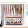 isightguard 3 Tier Expandable Shoe Rack, Adjustable Shoe Shelf Storage