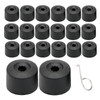 Downhill 20 PC Car Wheel Lug Nut Covers, 17mm Tire