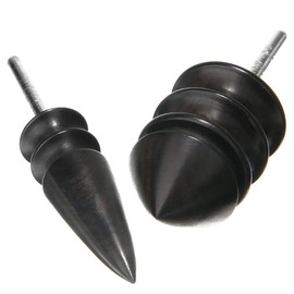 Techson Pointed Tip Leather Burnisher, Leather Edge Rotary Slicker Tool, Burnisher Wheel Leathercraft Supplies (2 Style)