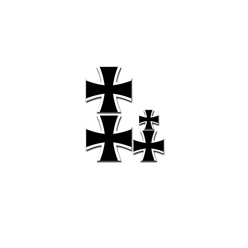 Sticker Set German Army Cross Tank Leopard 2 BW Waistband