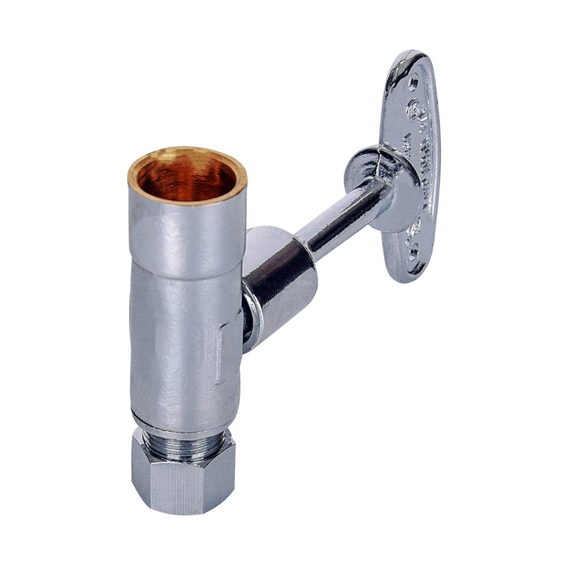 Midline Valve 92212QS-OM Water Supply Stop Valve with Quarter Turn