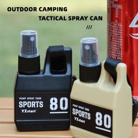 Camping Spray Bottles with Hanging Buckle Portable Fine Mist Spray Bottles for Outdoors Empty Fine Mist Plastic Mini Travel Bottle Travel Refillable Fine Mist Sprayers Refillable Containers 80ml
