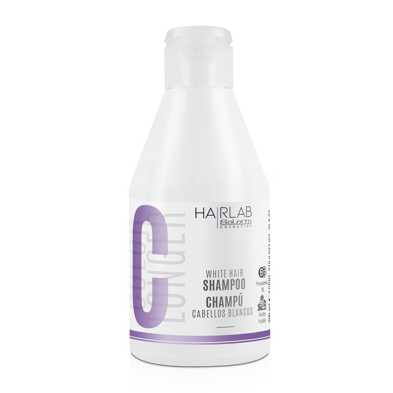 Salerm Hairlab White Hair Shampoo, 10.6 Ounce/300 ml