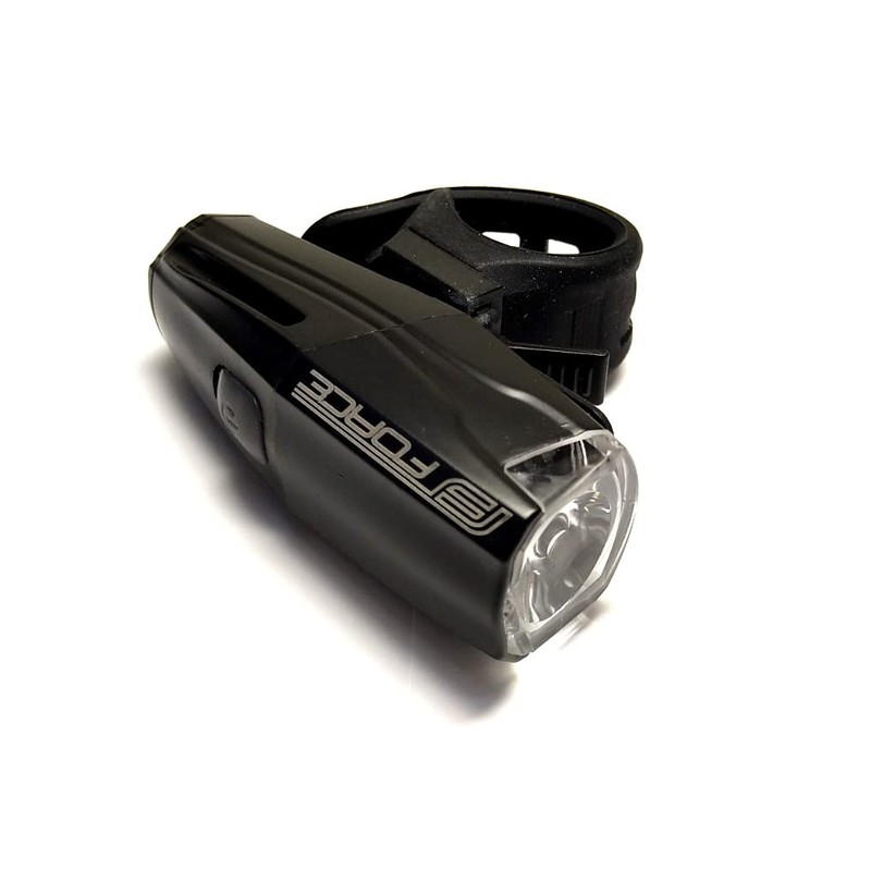 FORCE 80107 SHARK Headlight for Bicycles, 700 Lumens, USB Charging,