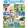 YSJILIDE Splash Pad for Kids and Dog, Non-Slip Large Sprinkler