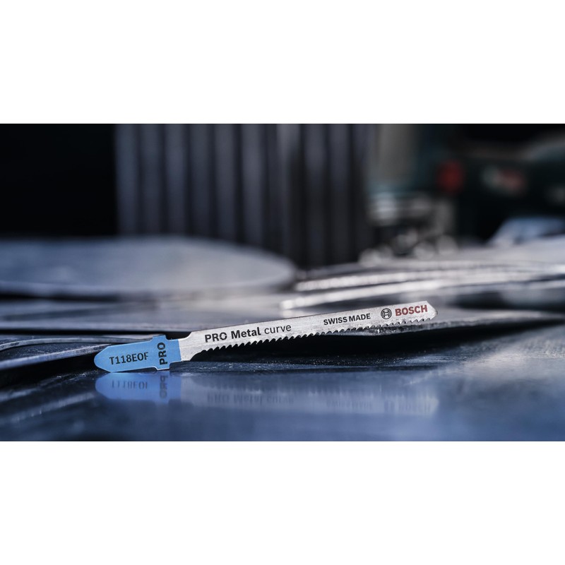 Bosch 2 x Pro Metal Curve T118EOF Jigsaw Blade (for
