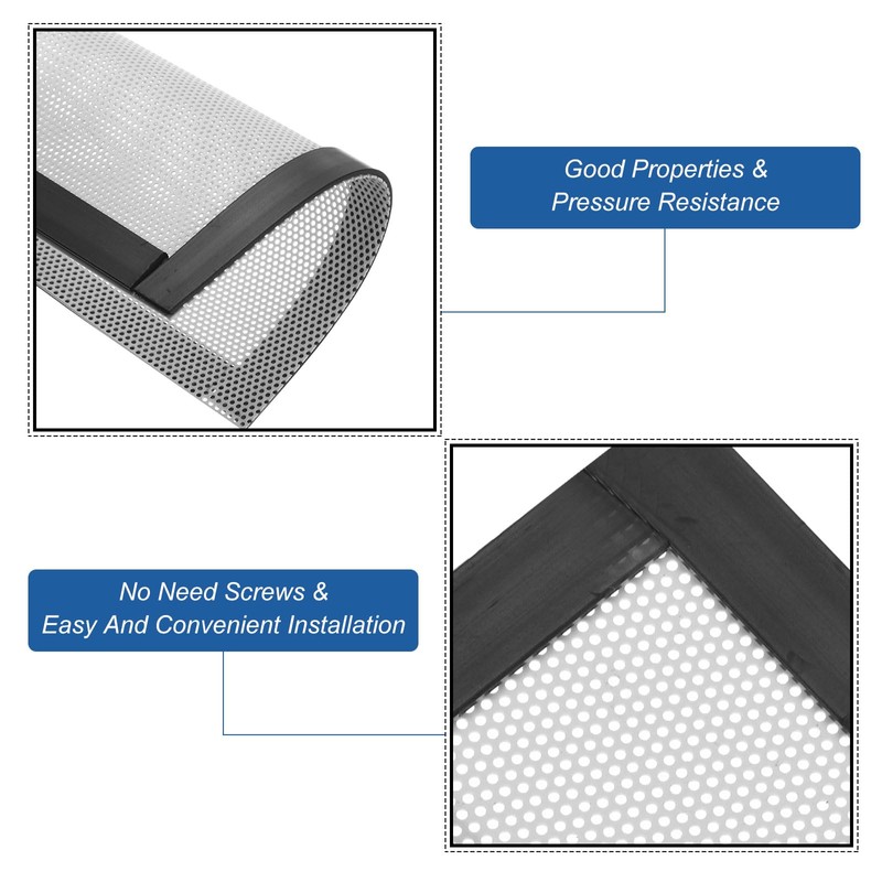 MECCANIXITY 5PCS PC Dust Filter, 140mmx140mm PVC Computer Case Cooler