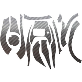 CUSTOM SEAT.JP Armor YOROI 24 Barchetta Premium 23 Flame Moon Premium for 24 Grappler Premium Custom Decal Scratch Resistant Scratch Protection Bait Reel Custom Silver (right handle)