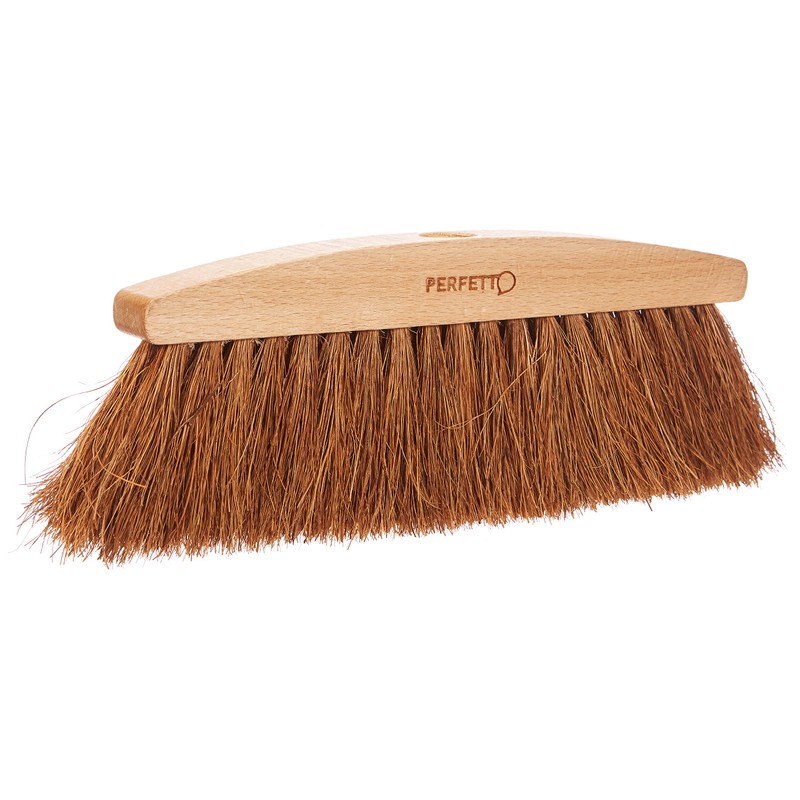 Perfetto Coconut Fibre Wood Sunset Broom, Natural, One Size