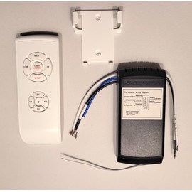 3-in-1 Ceiling Fan Light Timing & Speed Remote Universal Ceiling Fan Remote Control Kit, Compatible with Breeze/Hunter/Harbor/Honeywell/Westinghouse similar fan light fixtures