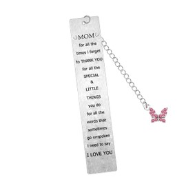 Mom's Day Gifts: Daughter & Son's Heartfelt Bookmark for Mom
