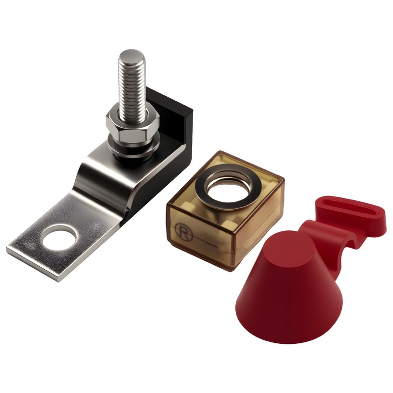 RKURCK 58V DC Max MRBF Terminal Block Fuse Holder 75A,Mrbf