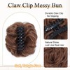 Purplelf Messy Bun Hair Piece, Claw Clip Bun Hair Pieces