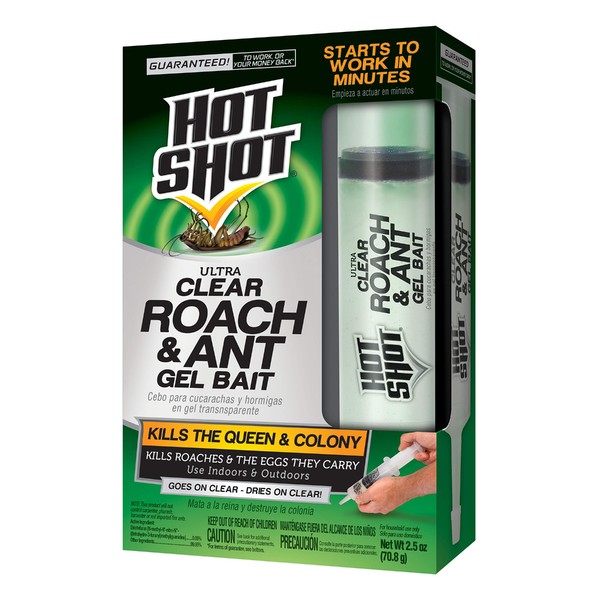 Hot Shot Ultra Clear Roach & Ant Insects Gel Bait