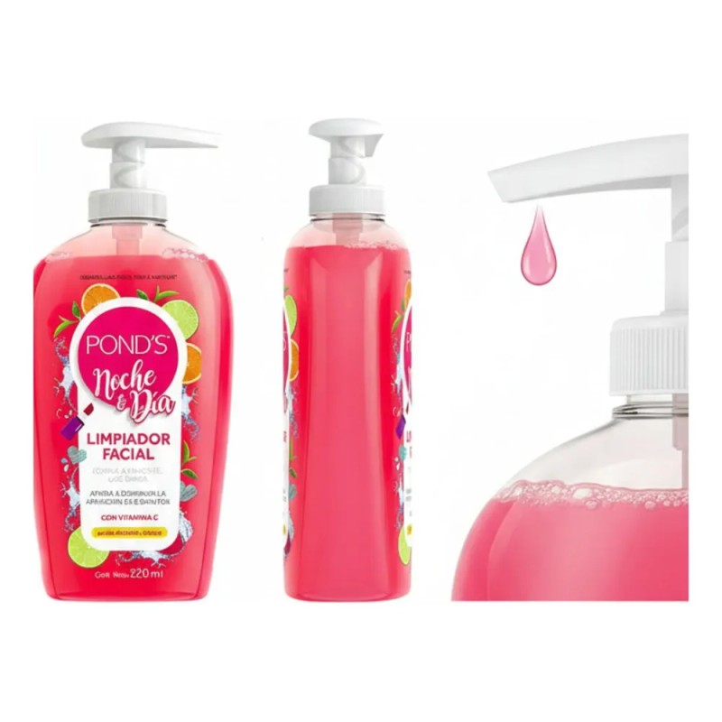 Kit Ponds Rutina Facial Día Y Noche Limpiador + Agua