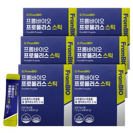 Prombiopopolis Stick 30 Po X6 Box 6 Month / 프롬바이오 프로폴리스 스틱 30포x6박스 6개월