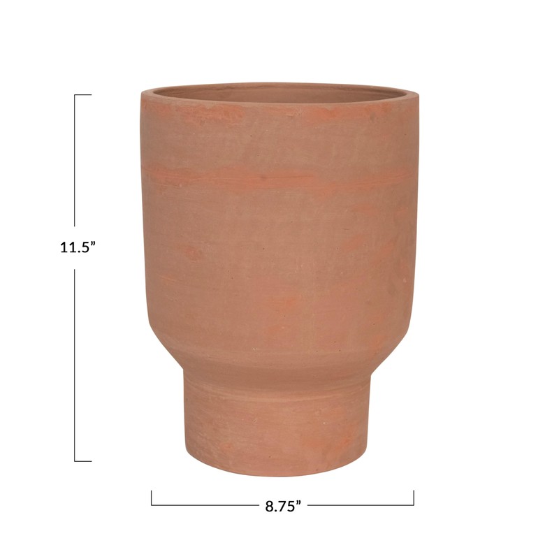 Creative Co-Op Handmade Terra-cotta Planter