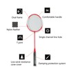 LEIJIAER Badminton Racket Offensive Iron Alloy Lightweight Comfortable Grip Sports