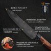 6pcs High Carbon Stainless Steel Knives Handmade Forged Cleaver Chef