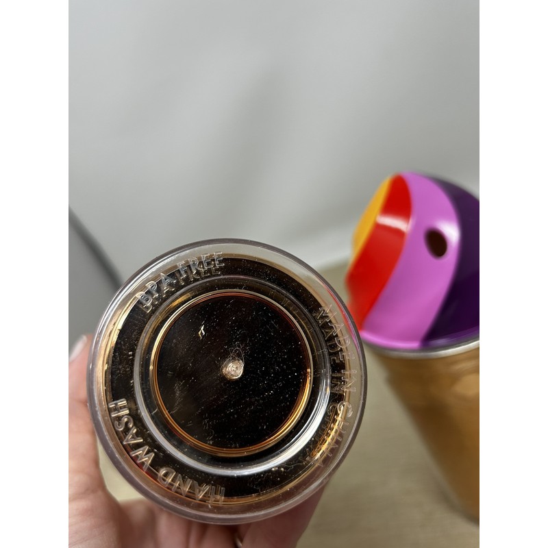 Absolut Elyx Rainbow Drinking Cup Tumbler Reusable Barware Copper with