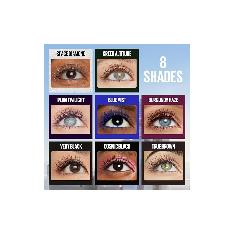 Maybelline Lash Sensational Sky High Mascara Makeup, Volumizing, Lengthening, Defining,