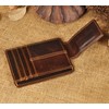 Le'aokuu W1015 Men's Genuine Leather Wallet Dollar Clip Money Clip