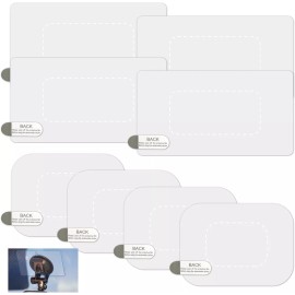 GUGUMO 8Pcs Dashcam Windshield Sticker, Electrostatic Stickers for Dash Cam, 8-pcs