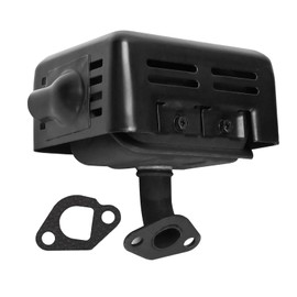 GX160 GX200 Muffler Exhaust Silencer with Gasket Replaces # 18310-ZF1-000 Compatible with Honda and Clone GX120 159cc 196cc 212cc 5.5HP 6.5HP Engine Motor