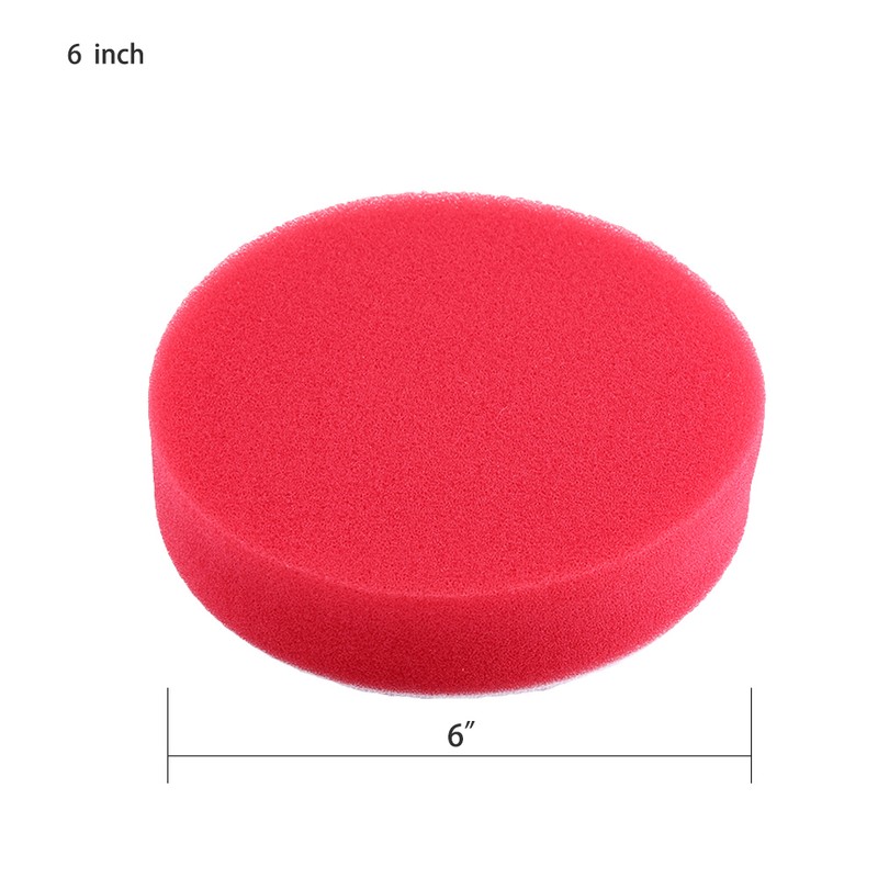 19Pcs 6" Sponge Buffing Polishing Waxing Pad Kit for Car