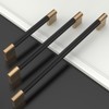 Coinkoly 10 Pack 5"(128mm) Matte Black and Champagne Bronze Cabinet