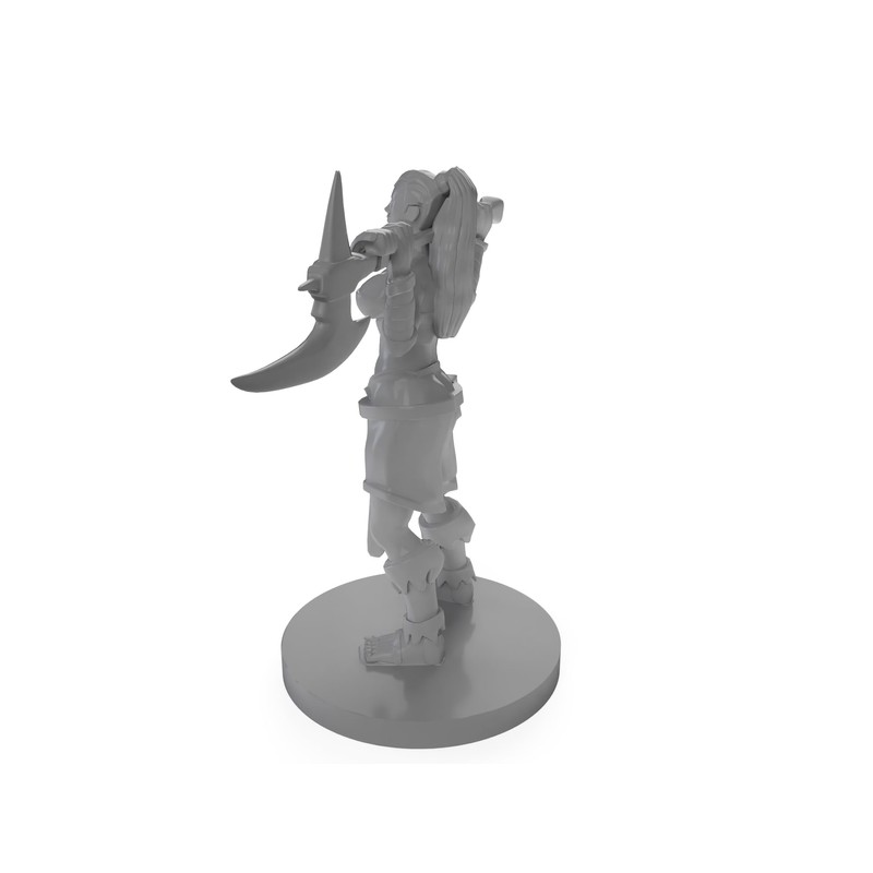 Goliath Female Barbarian 2 Tabletop DND Gaming Miniature
