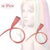 QNI-LMB Extensiones De Cabello Color Pink - Cabello 100% Natural