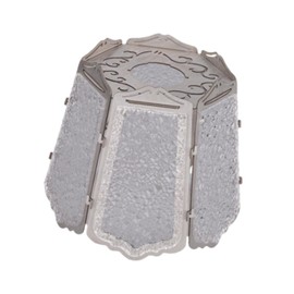Perfeclan Camping Lamp Shade Cover Tent Light Cover Replacement Camping Lantern Lampshade Camping Tripod Light Cover for Outdoor Travel, Silver