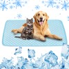 Koquena Dog Cooling Mat Washable Portable Pet Cooling Mat for