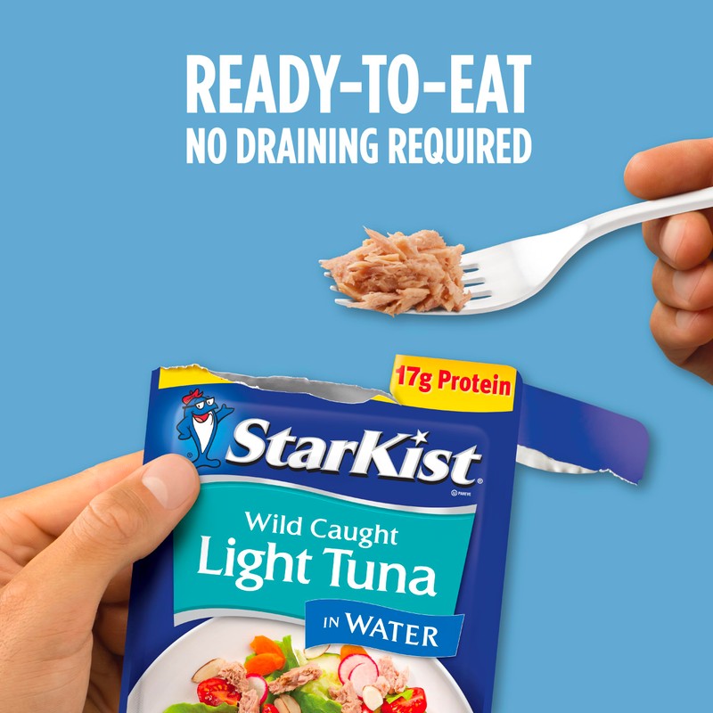 StarKist Chunk Light Tuna in Water, 2.6 oz Pouch (24