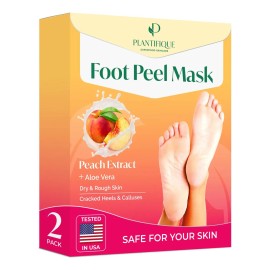 Mascarilla Peeling Para Pies - Extracto De Melocotón + Aloe