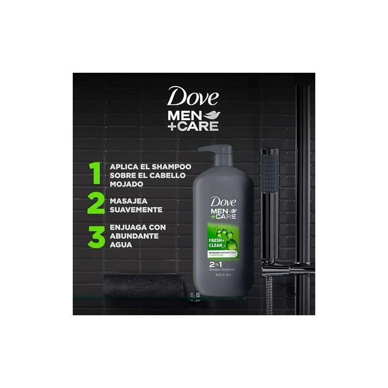 DOVE MEN + CARE | Shampoo 2 en 1 Fresh