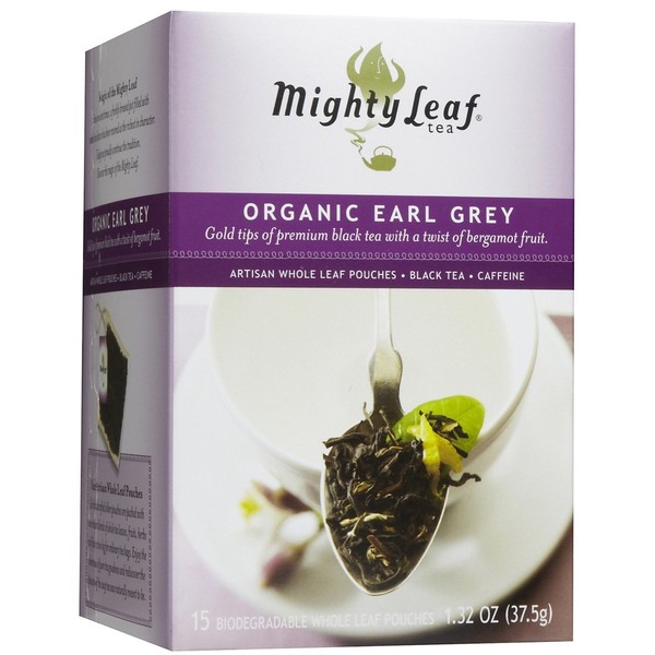 MIGHTY LEAF Organic Earl Grey Tea 15 Ct, 15 CT