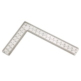 GSDOXLE Stainless Steel L Shaped Ruler,4 inch by 6 inch,Square Framing Measuring Tool for Engineer Carpenter