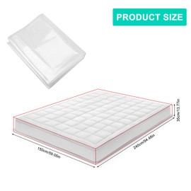 KQDRAVINE Mattress Cover 240 x 150 cm, Robust Mattress Protector 160 x 200 cm for 70 x 140 90 x 200 100 x 200 140 x 200 cm, Mattress Cover 140 x 200 Mattress Protector Waterproof, Moisture Protection