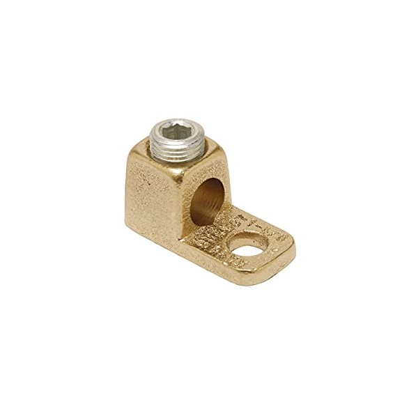 BURNDY KA4C Terminal Connector Lug, 14 AWG to 4 AWG