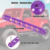X AUTOHAUX 5pcs Car Door Handle Insert Decorative Strip Trim