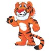 Vinyl Junkie Graphics Cartoon Tiger Sticker/Decal
